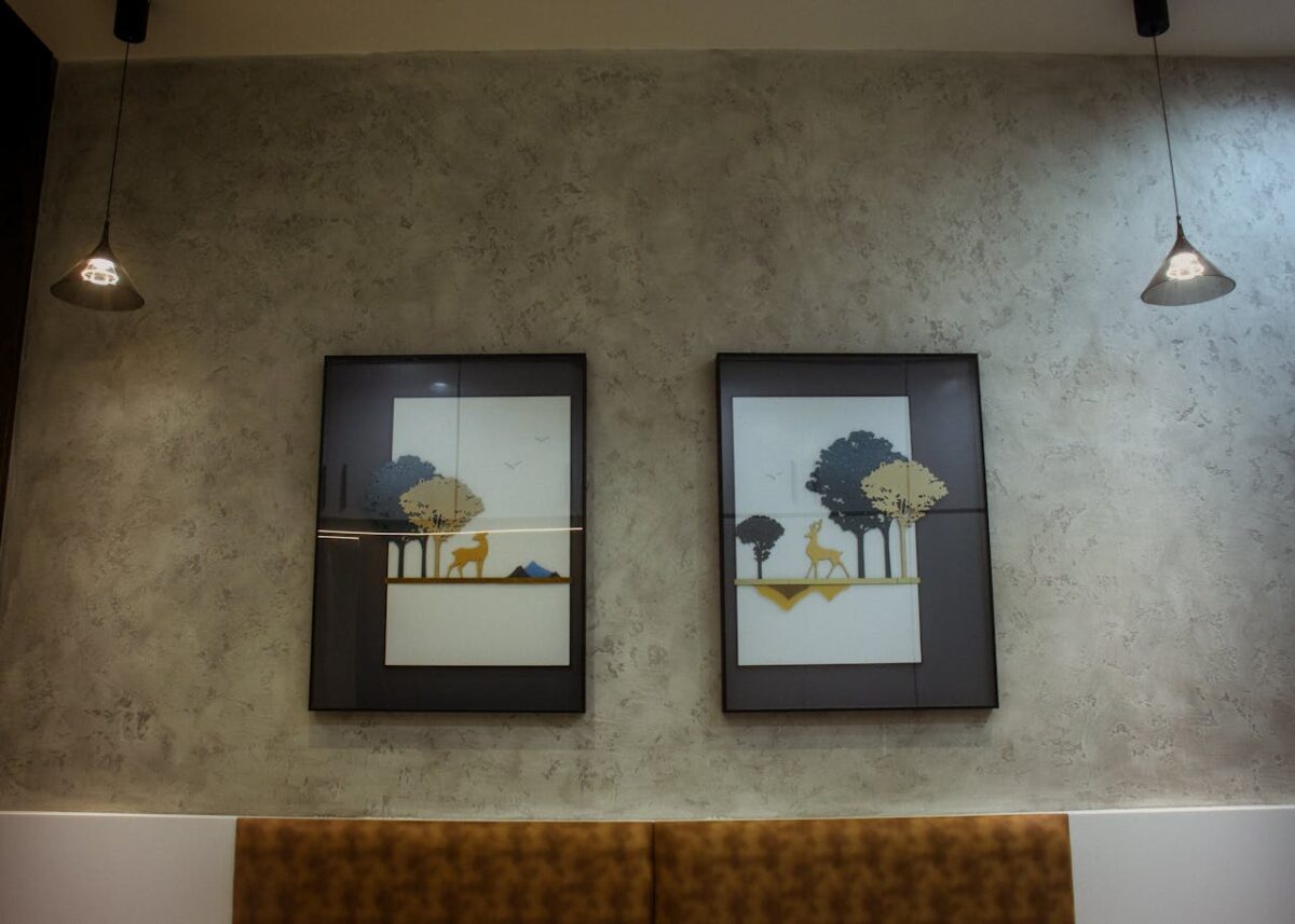 who-we-are Two Contemporary Paintings on the Wall