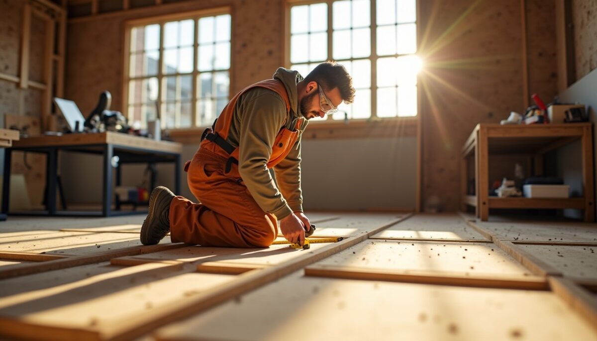 Comment déterminer l'entraxe idéal pour une pose sécurisée de votre plancher OSB ?