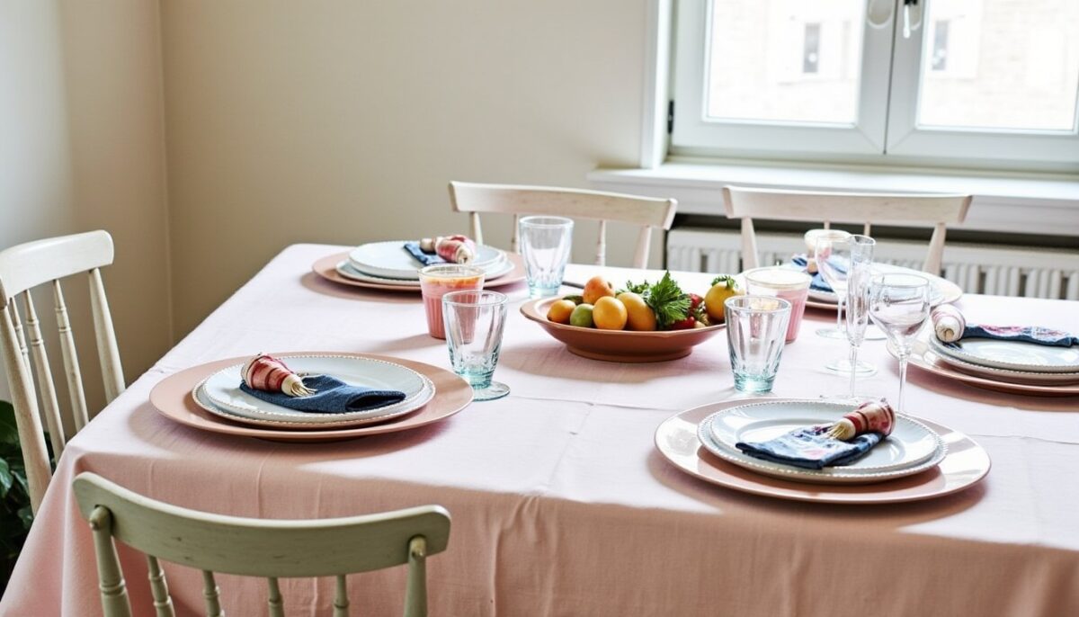Combinaisons élégantes de nappes et serviettes pour sublimer votre table