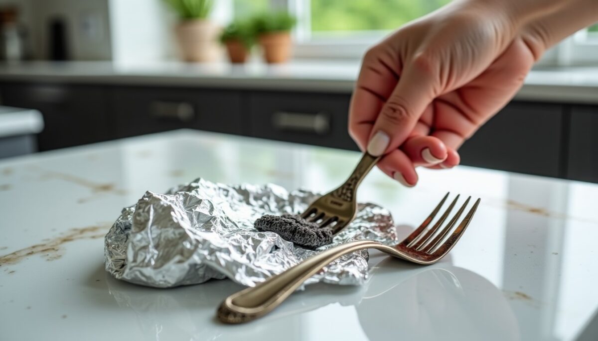 Astuce : Peut-on vraiment nettoyer de l'argenterie avec du papier aluminium ?