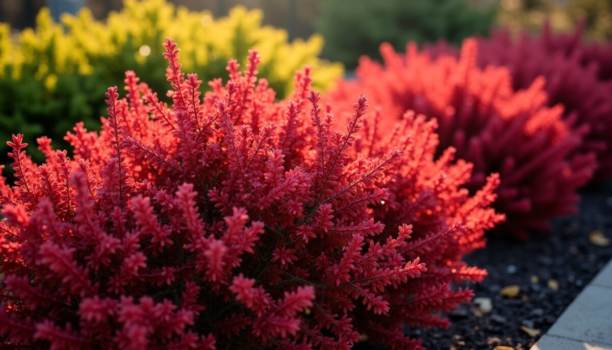 Les 10 arbustes rouges persistants incontournables pour sublimer votre jardin toute l'année